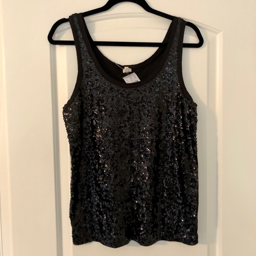 NET JCrew Sparkly Tank Top